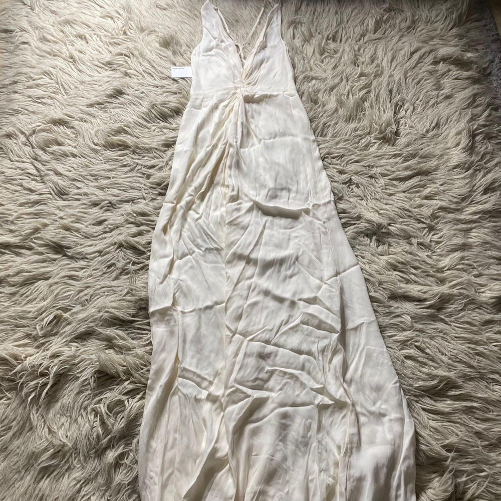 NWT Reformation Bray Dress, Ivory Wedding Dress, Formal Gown - Picture 2 of 10